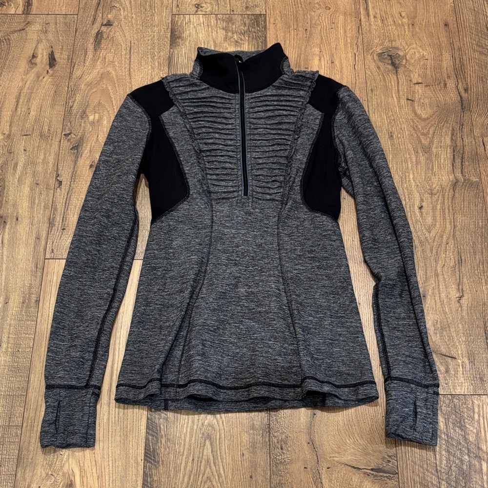 Lululemon Athletica Run Your Heart Out Quarter-Zip Pullover
